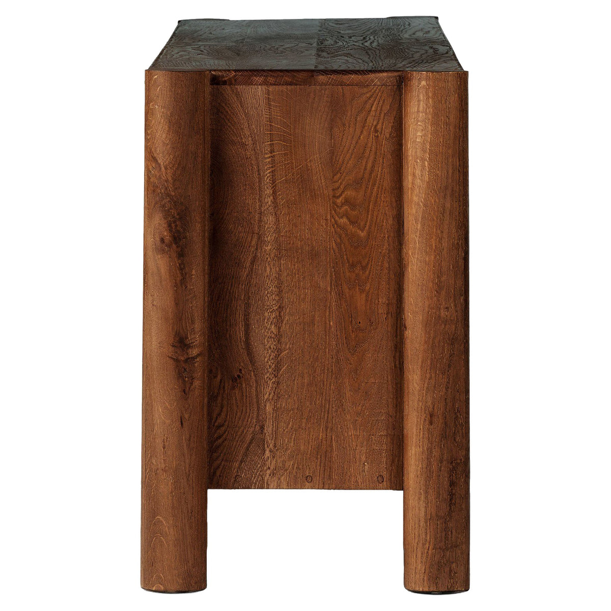 Ezri Media Console - Cocoa Oak