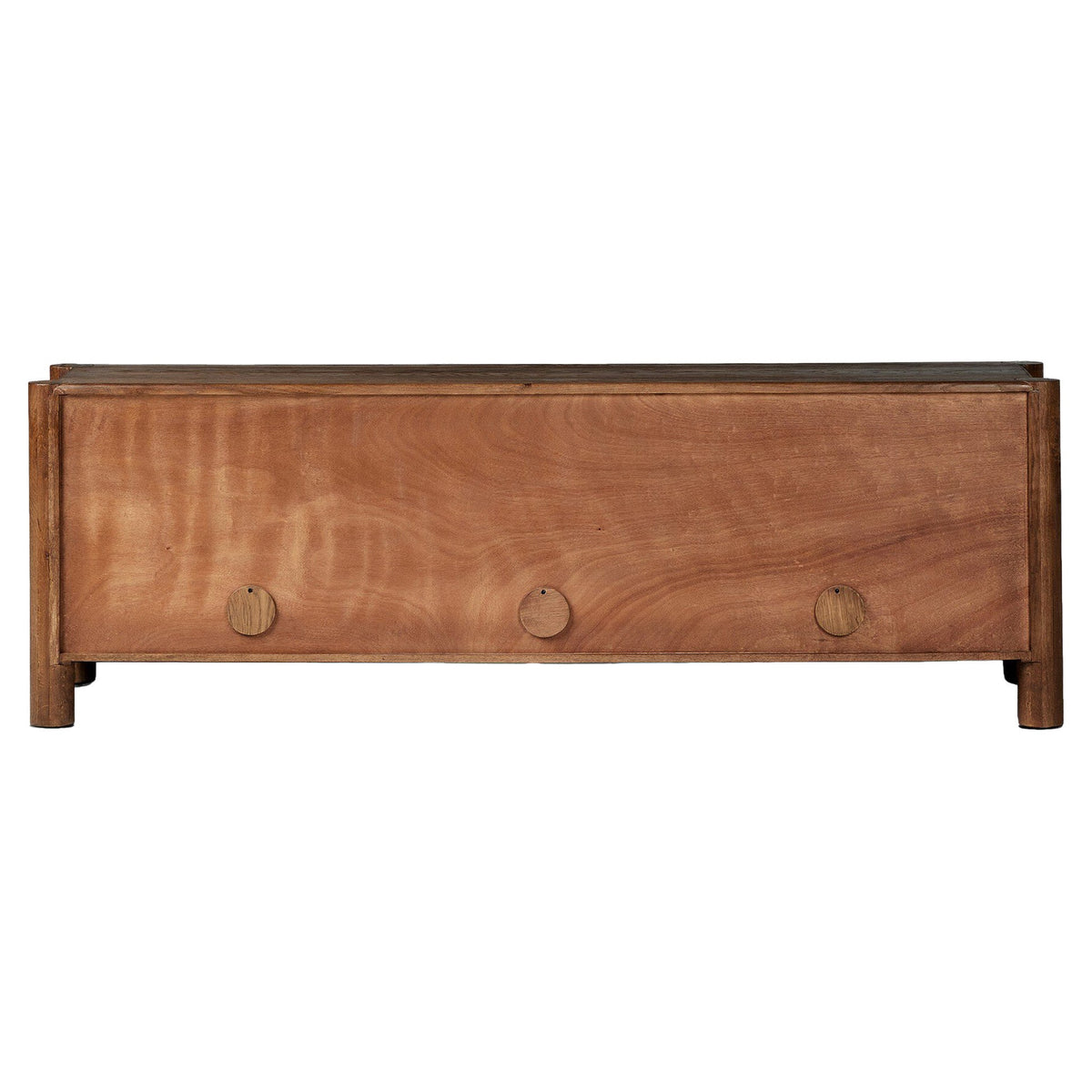Ezri Media Console - Cocoa Oak