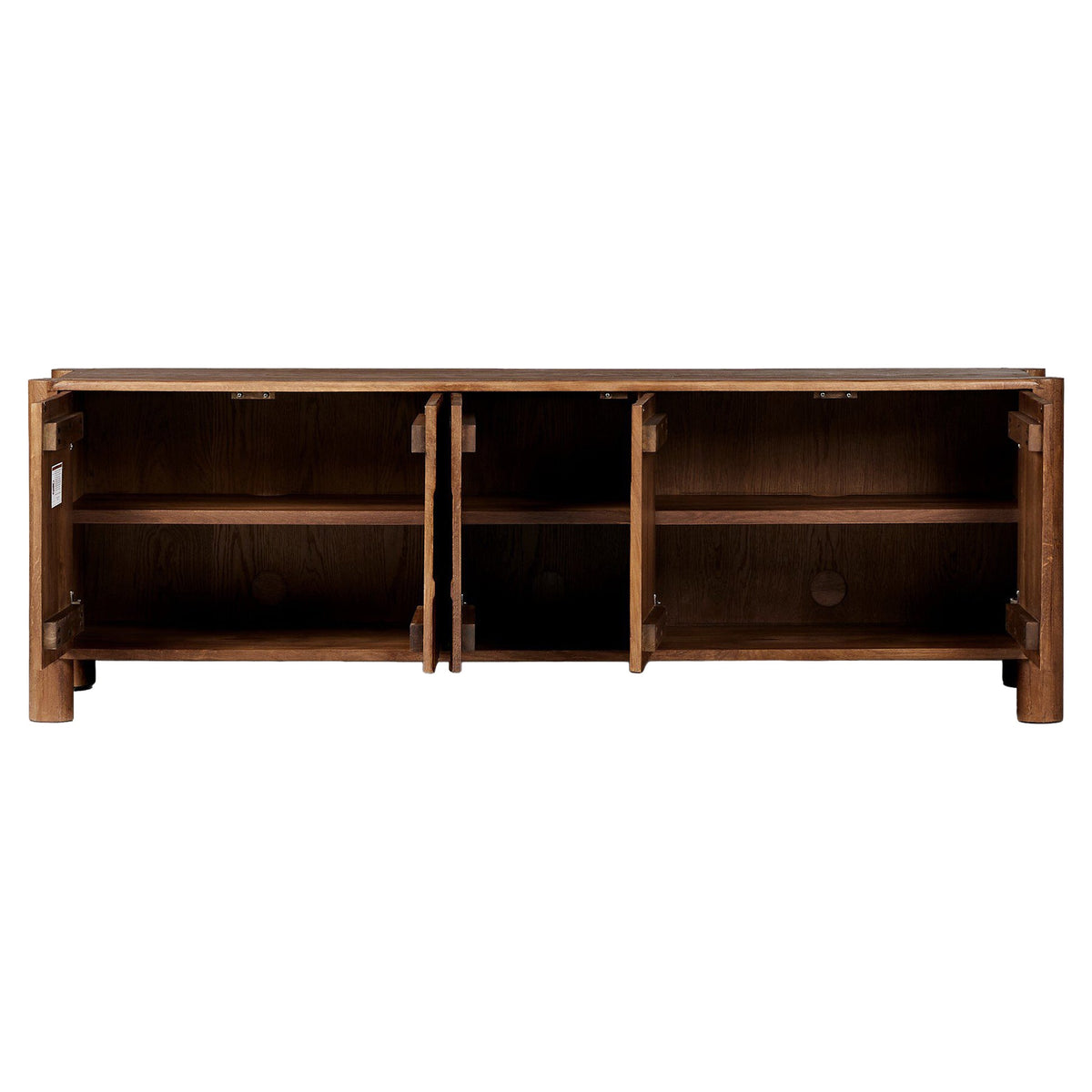 Ezri Media Console - Cocoa Oak