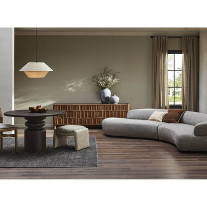 Ezri Media Console - Cocoa Oak