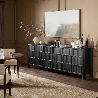 Ezri Sideboard - Black Oak