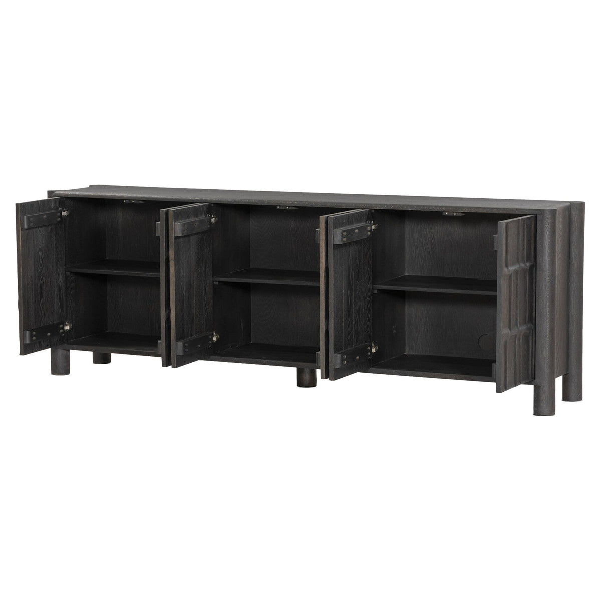 Ezri Sideboard - Black Oak