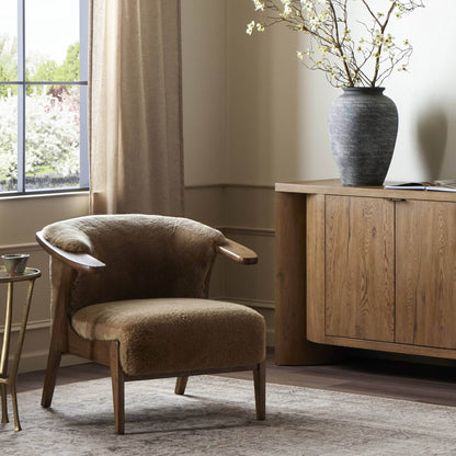 Fabian Chair - Desert Shearling