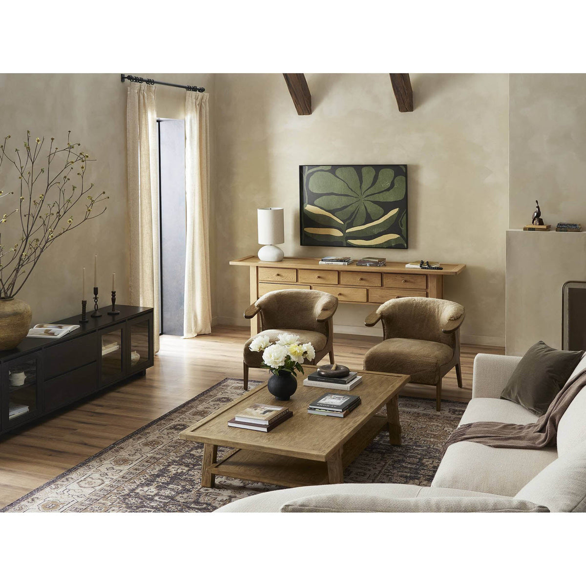 Fabian Chair - Desert Shearling