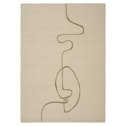 Facial Maze Rug - Ivory