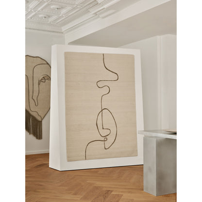 Facial Maze Rug - Ivory