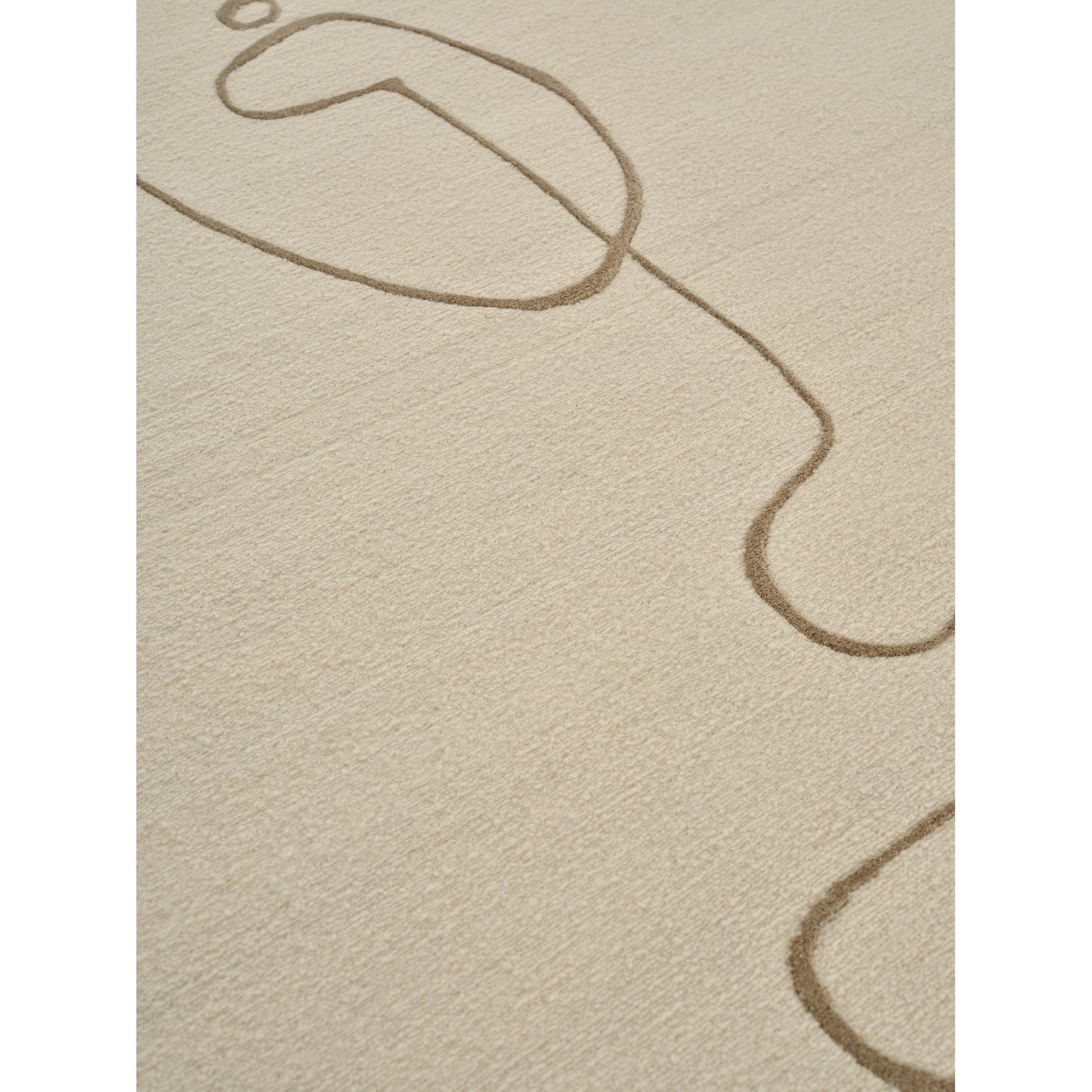 Facial Maze Rug - Ivory