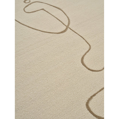 Facial Maze Rug - Ivory