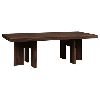 Farmhouse Coffee Table - Rectangle, Dark Oak