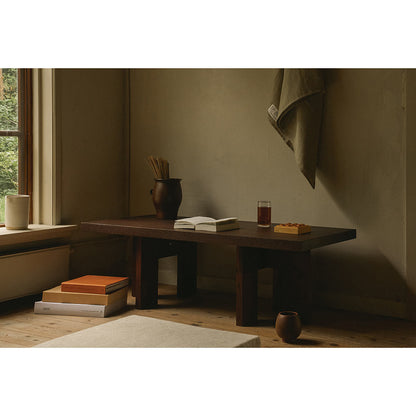 Farmhouse Coffee Table - Rectangle, Dark Oak