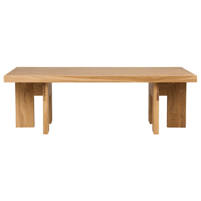 Farmhouse Coffee Table - Rectangle, Natural Oak