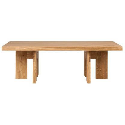 Farmhouse Coffee Table - Rectangle, Natural Oak