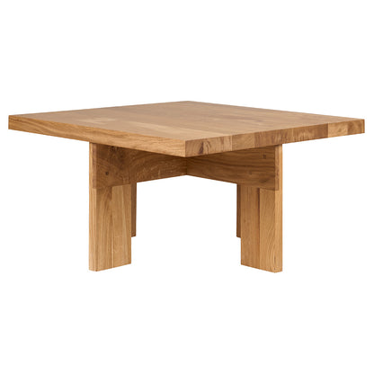 Farmhouse Coffee Table - Square, Natural Oak