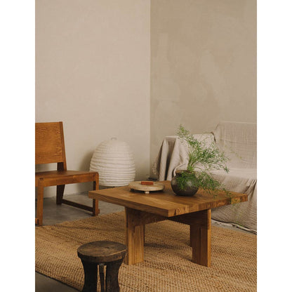 Farmhouse Coffee Table - Square, Natural Oak