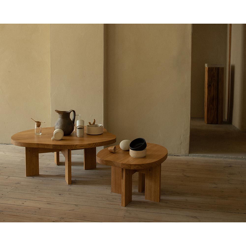 Farmhouse Side Table - Pond, Natural Oak