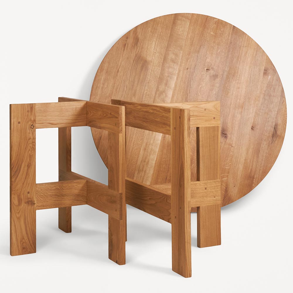 Farmhouse Table Trestles - Natural Oak