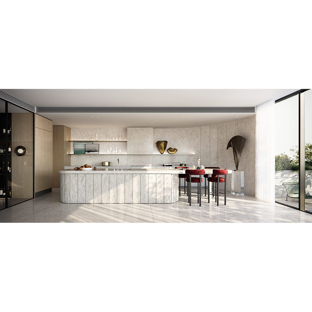 Fat Bar Counter Stool - Black Wood Base