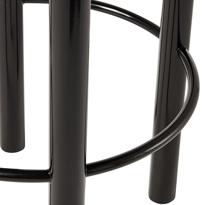 Fat Bar Counter Stool - Hallingdal  0190, Black Steel Base