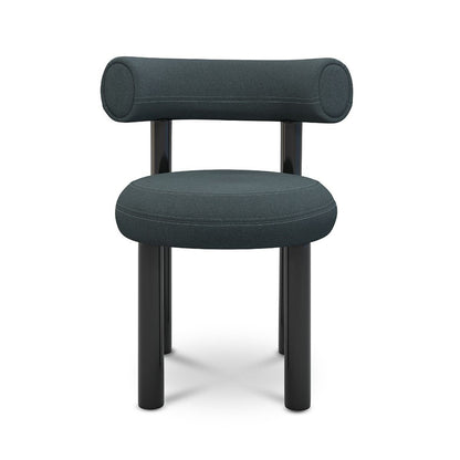 Fat Dining Chair - Black Steel Base