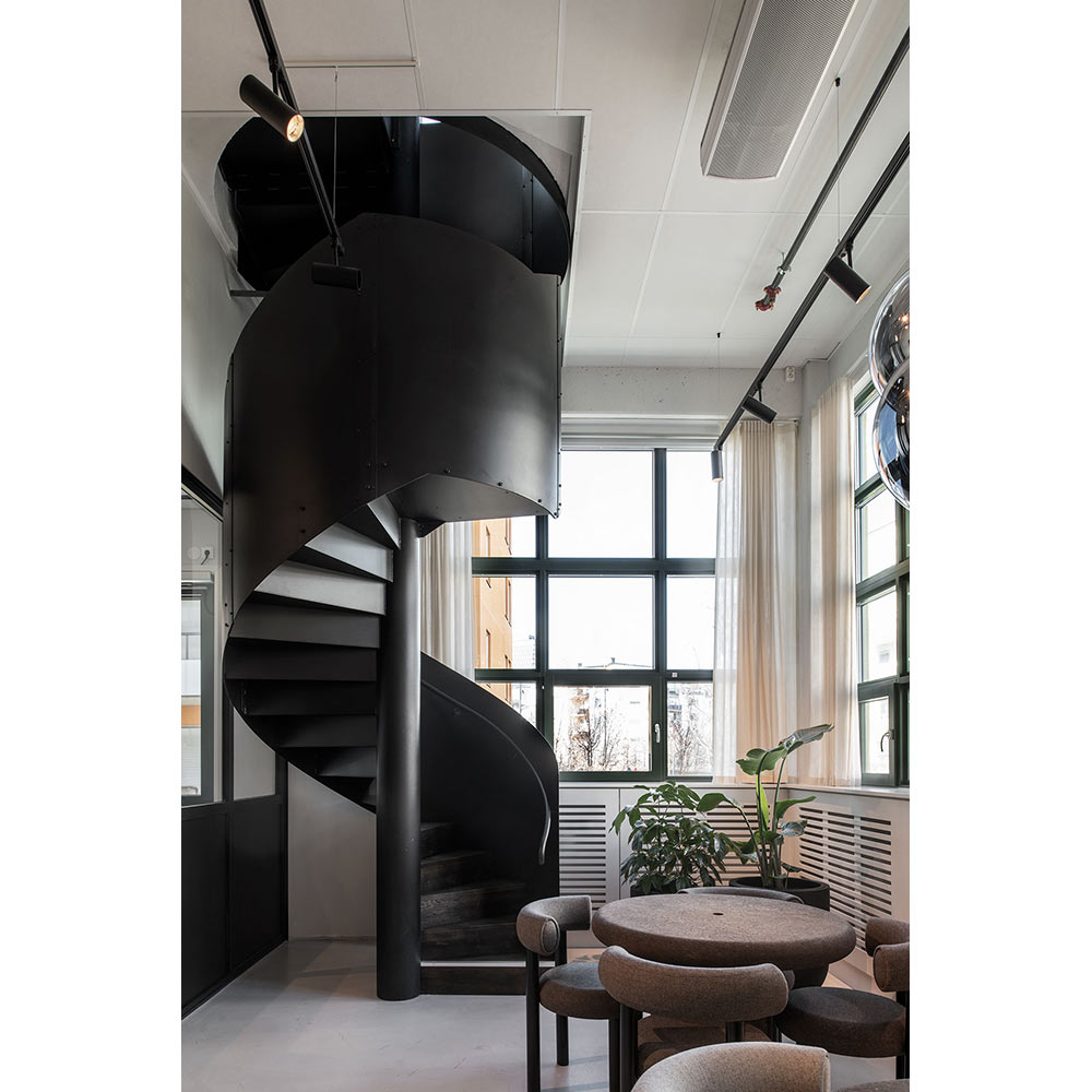 Fat Dining Chair - Black Wood Base