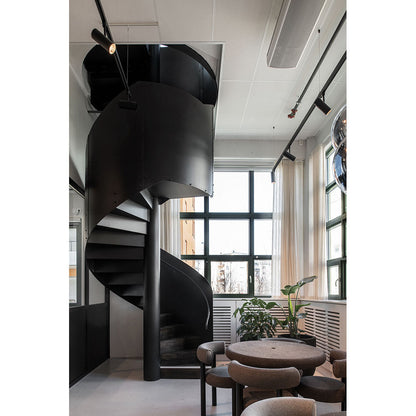 Fat Dining Chair - Black Wood Base