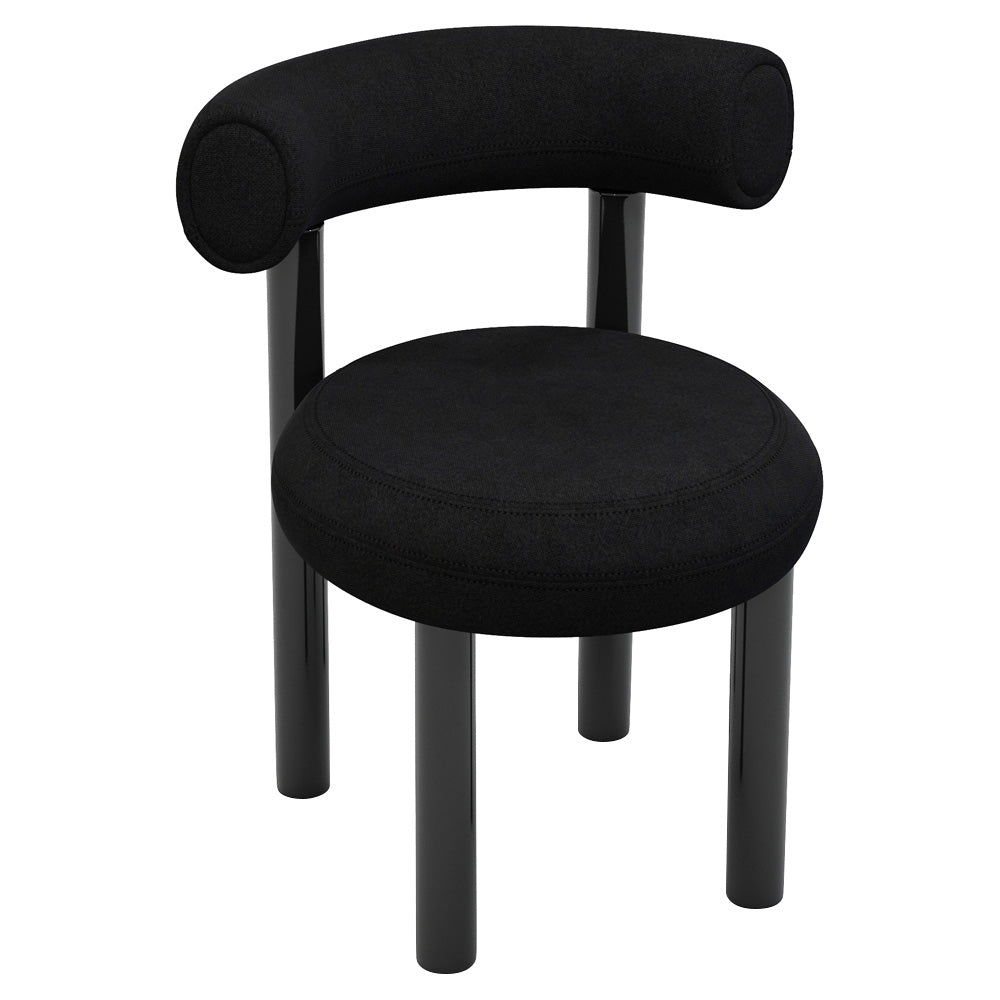 Fat Dining Chair - Hallingdal 0190, Black Steel Base