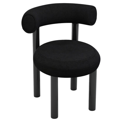 Fat Dining Chair - Hallingdal 0190, Black Steel Base