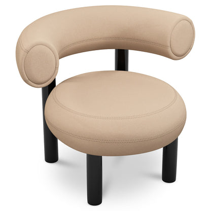 Fat Lounge Chair - Black Steel Base