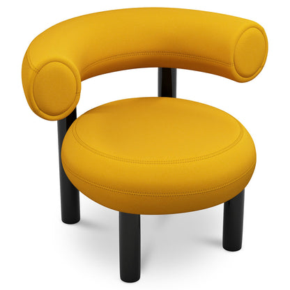 Fat Lounge Chair - Black Steel Base