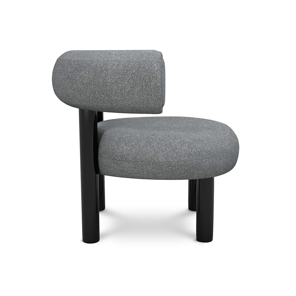 Fat Lounge Chair - Black Steel Base