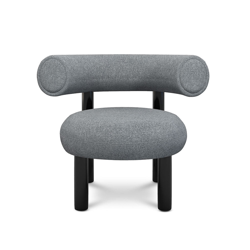 Fat Lounge Chair - Black Steel Base