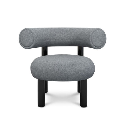 Fat Lounge Chair - Black Steel Base