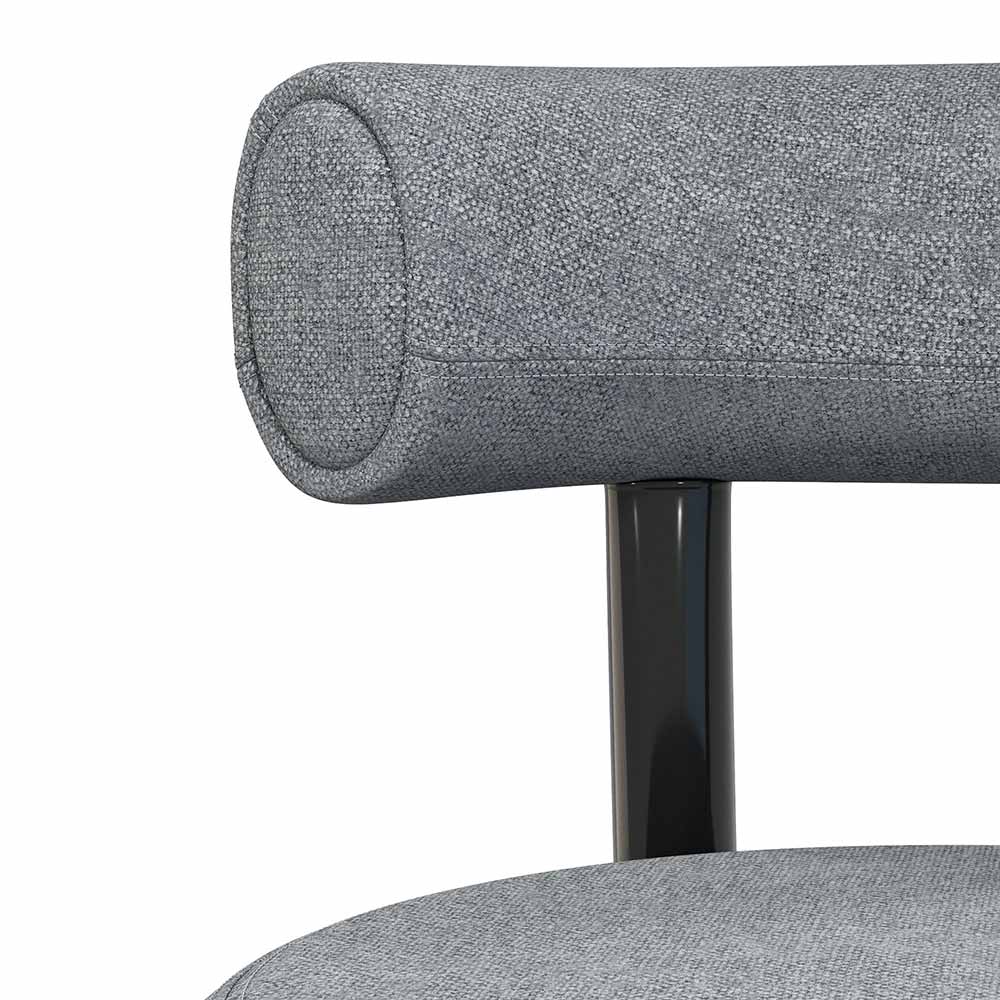 Fat Lounge Chair - Black Steel Base