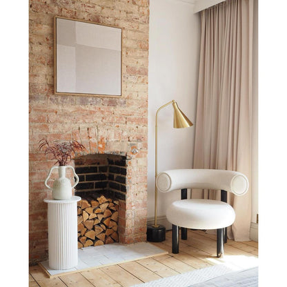 Fat Lounge Chair - Black Steel Base