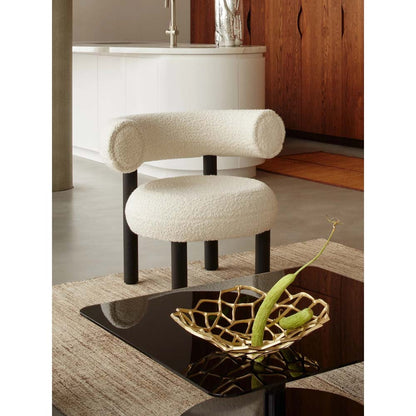 Fat Lounge Chair - Black Wood Base