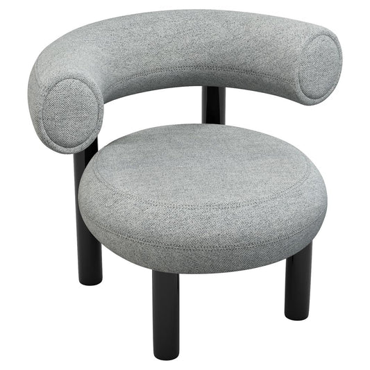 Fat Lounge Chair - Hallingdal 0116, Black Steel Base