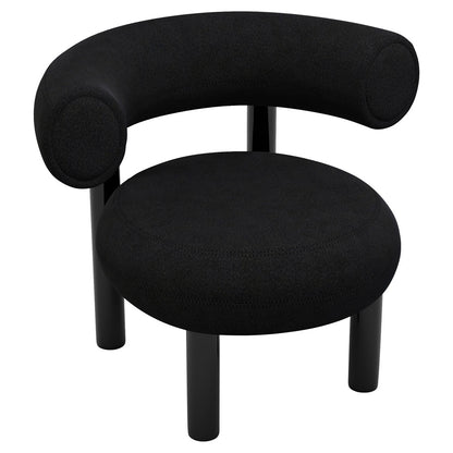 Fat Lounge Chair - Hallingdal 0190, Black Steel Base