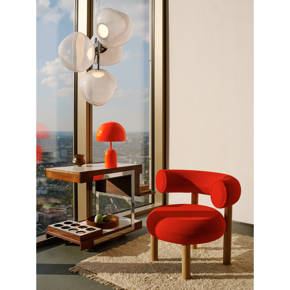 Fat Lounge Chair - Natural Wood Base