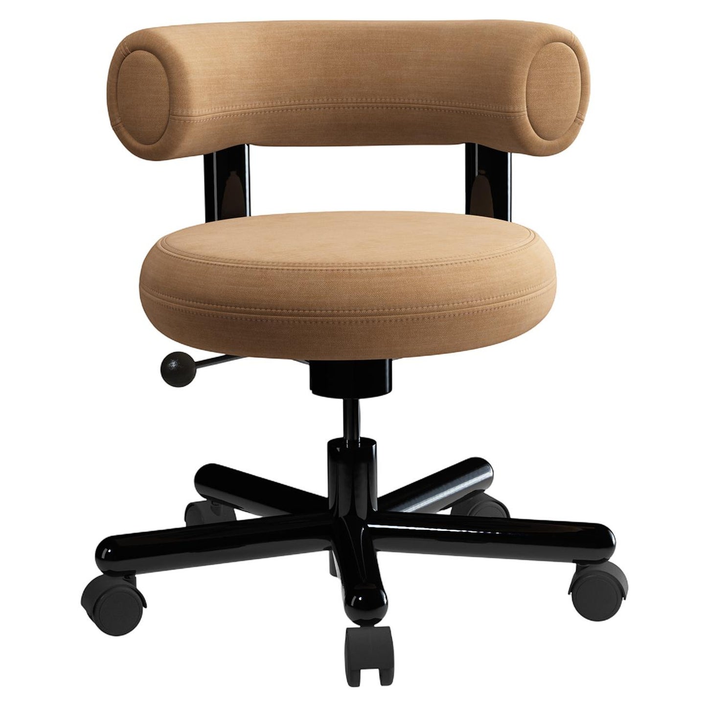 Fat Work Chair - Black Steel