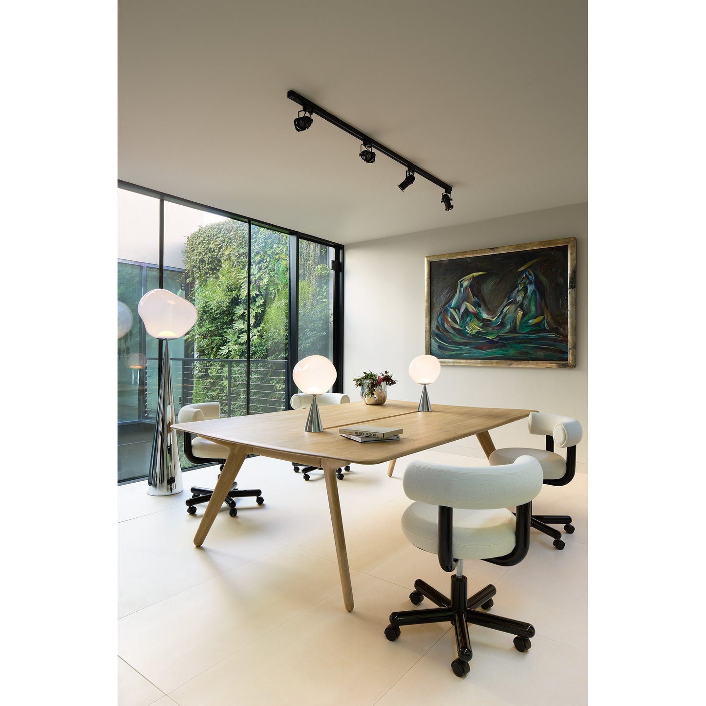 Fat Work Chair - Black Steel