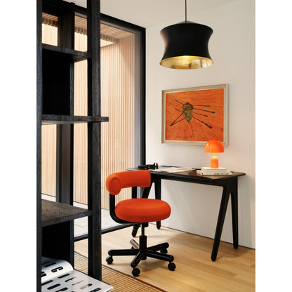 Fat Work Chair - Black Steel