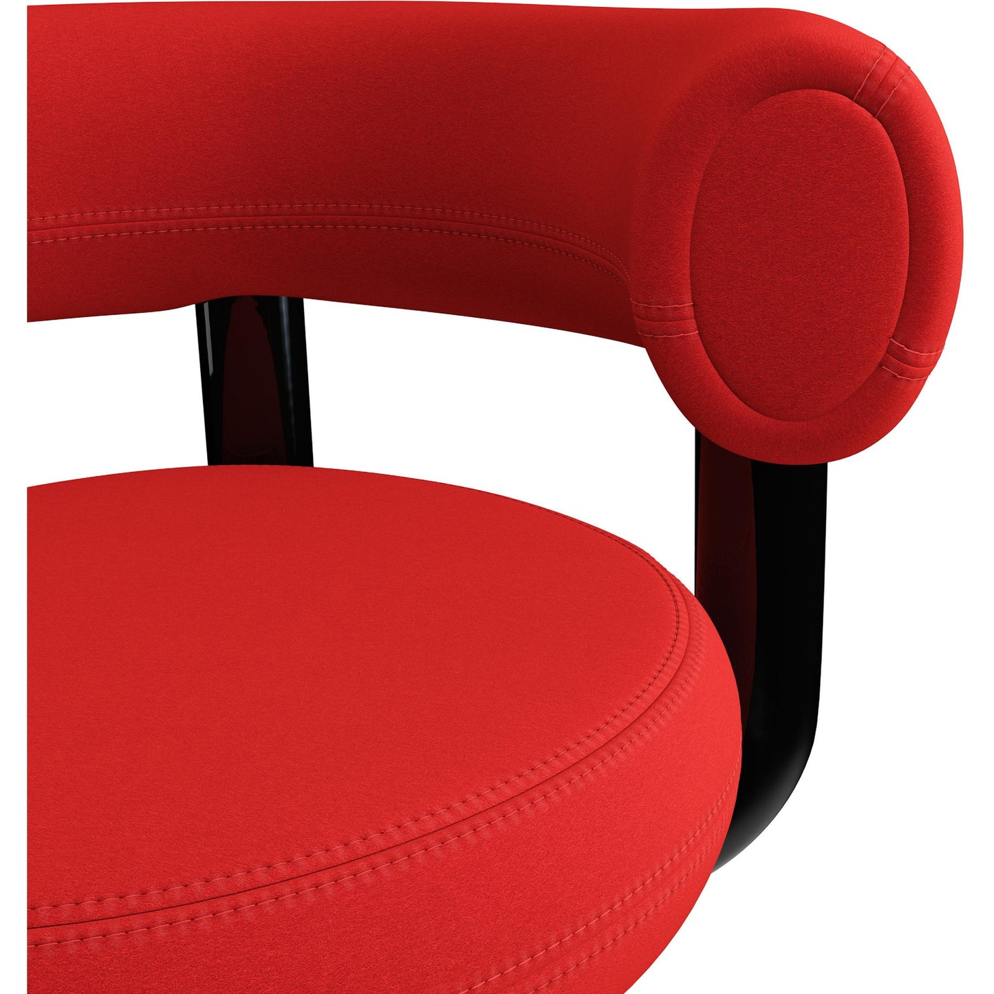 Fat Work Chair - Black Steel