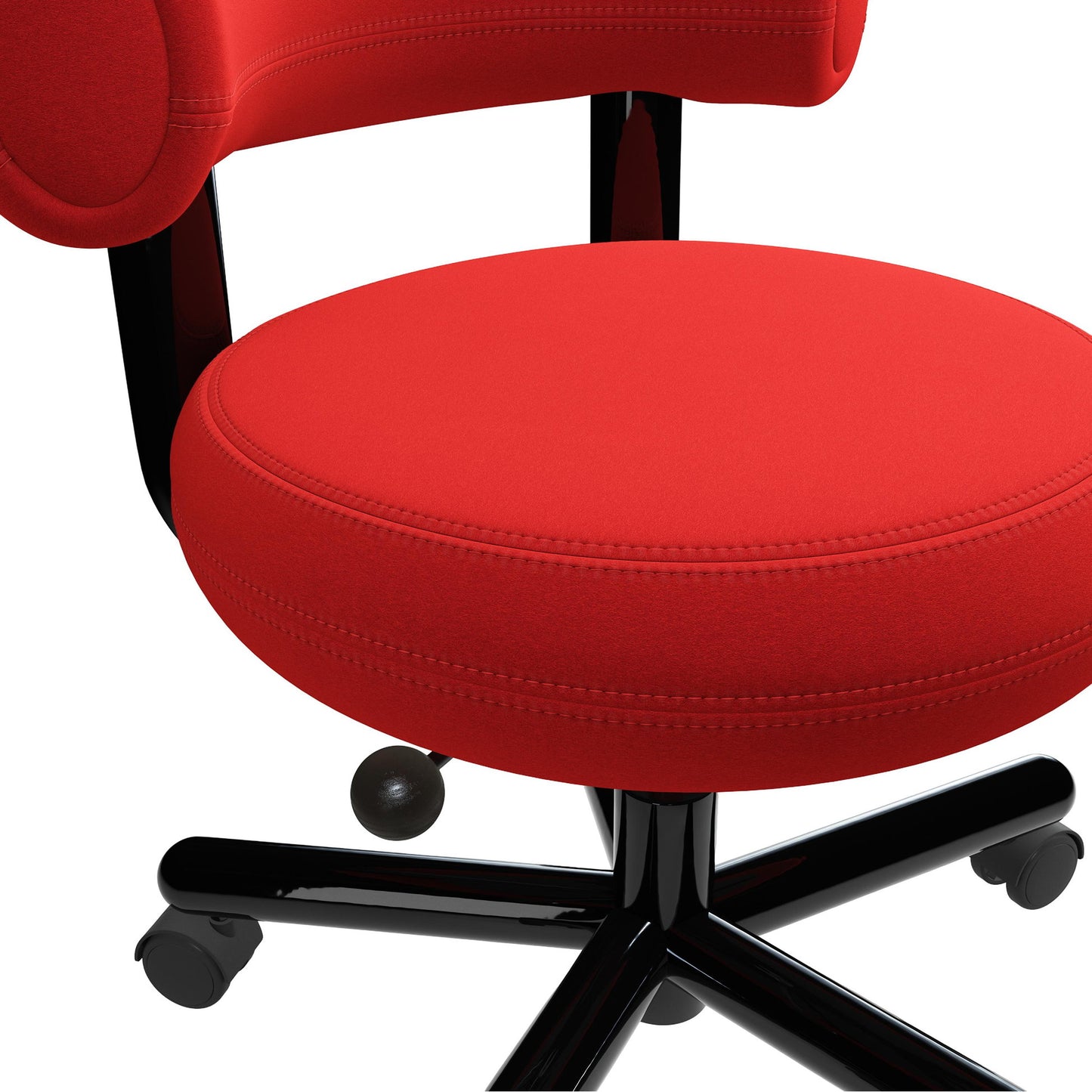 Fat Work Chair - Black Steel