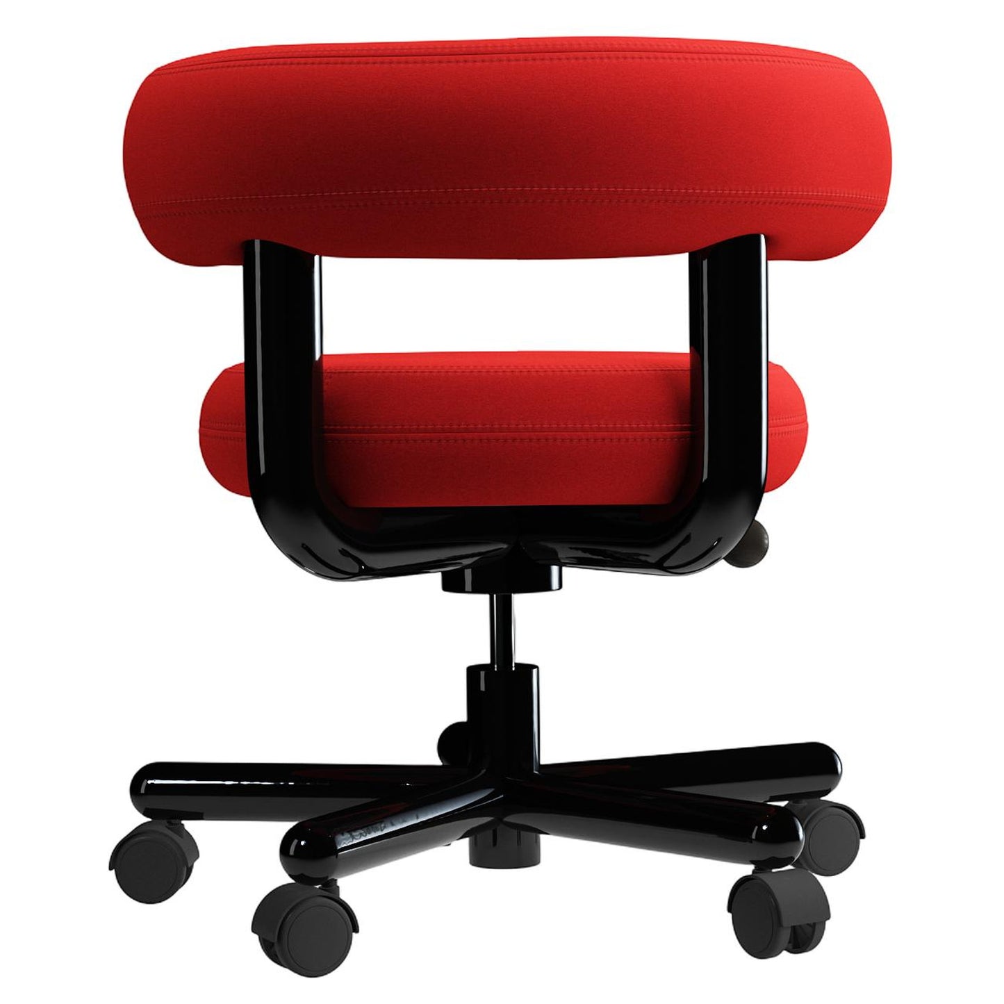 Fat Work Chair - Black Steel