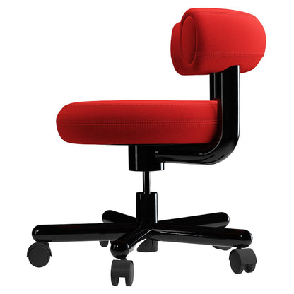 Fat Work Chair - Black Steel