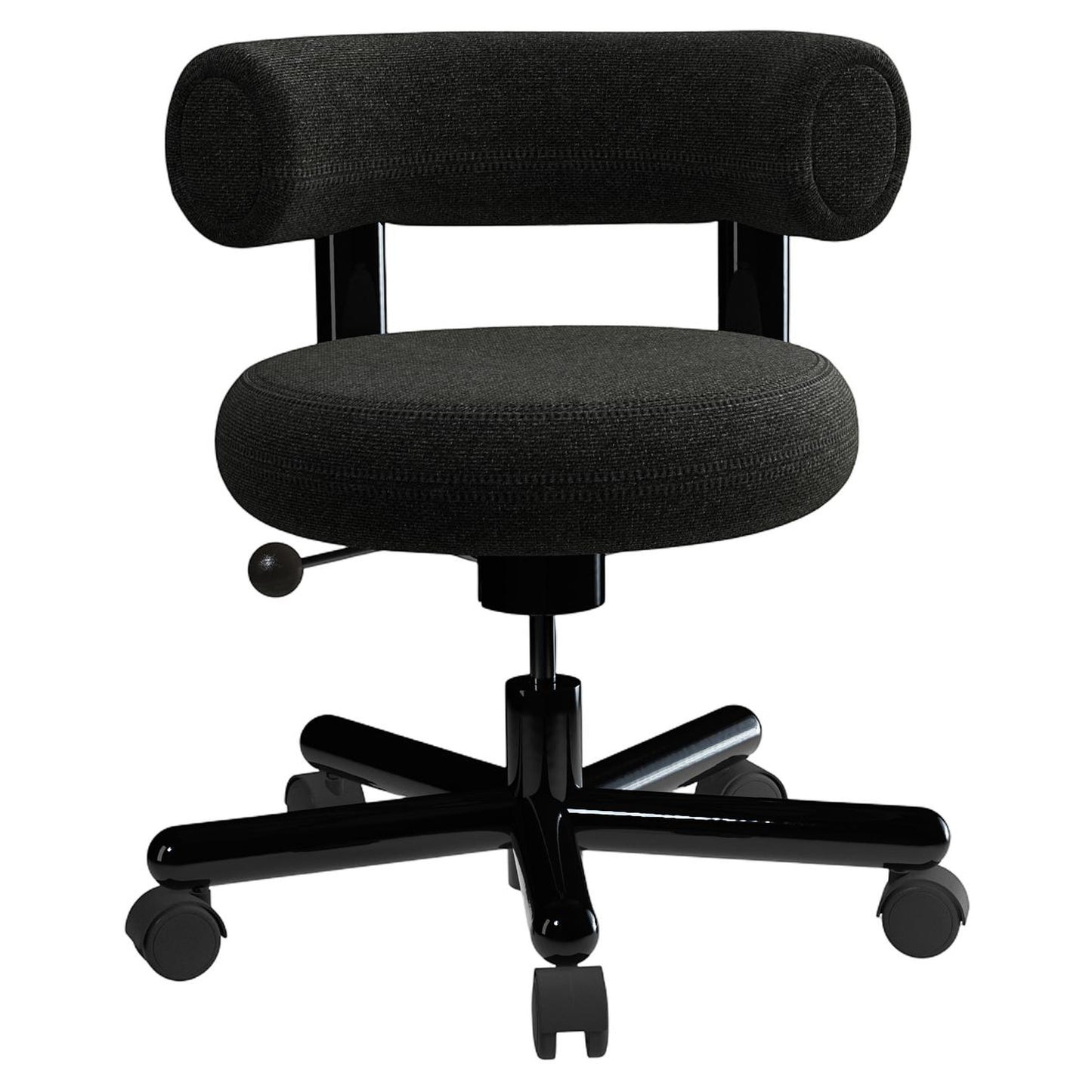 Fat Work Chair - Black Steel