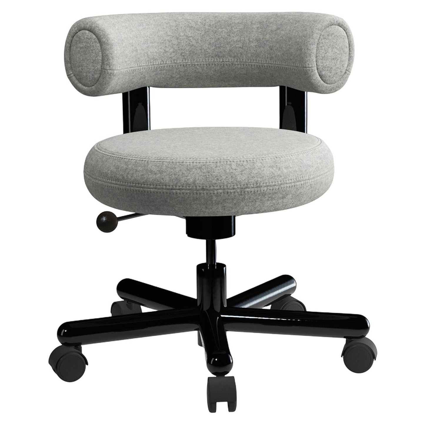 Fat Work Chair - Black Steel
