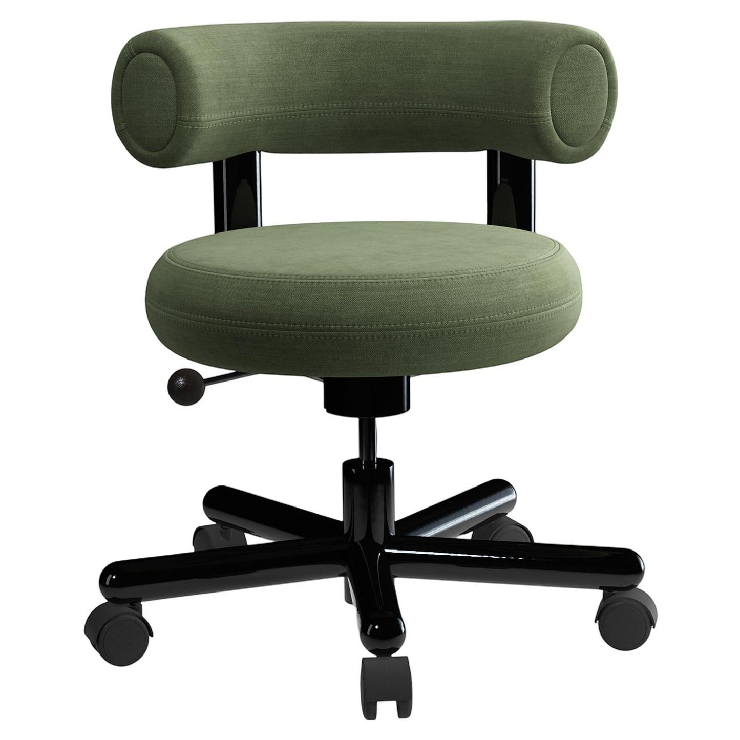 Fat Work Chair - Black Steel