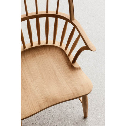 FH38 Windsor Dining Chair - Oak Oil