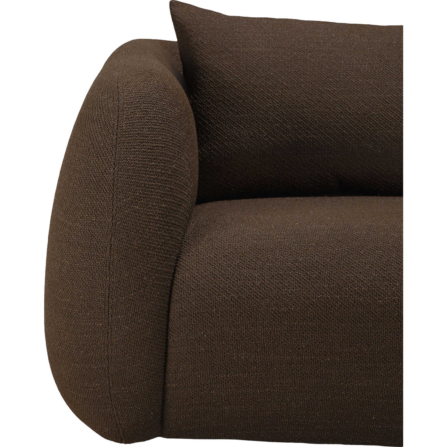 Figur 3 Seater Sofa - Chocolate